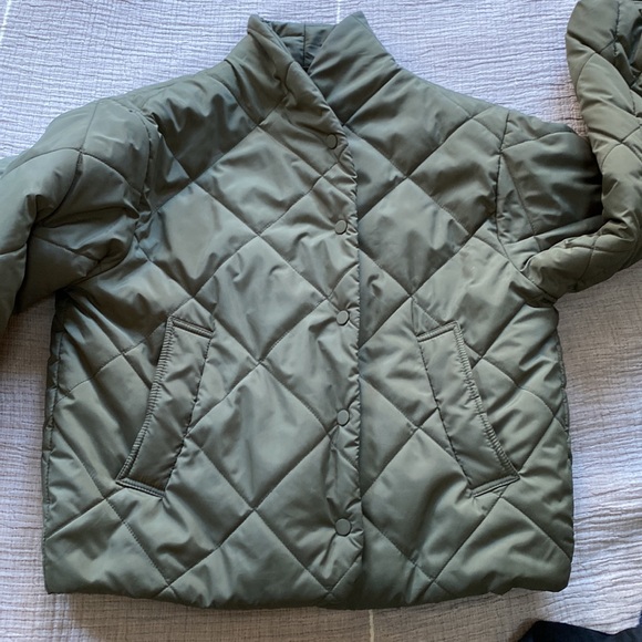 InWear quilted bomber sage green - Picture 3 of 8
